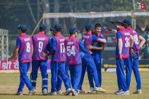 क्यानडासँगको दोस्रो एकदिवसीय क्रिकेट पनि नेपालले जित्यो, नेपालका तीन  खेलाडीको अर्धशतक