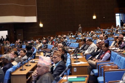 प्रतिनिधि सभा बैठकमा केही नेपाल ऐन संशोधन गर्न बनेको विधेयक २०८० पेश